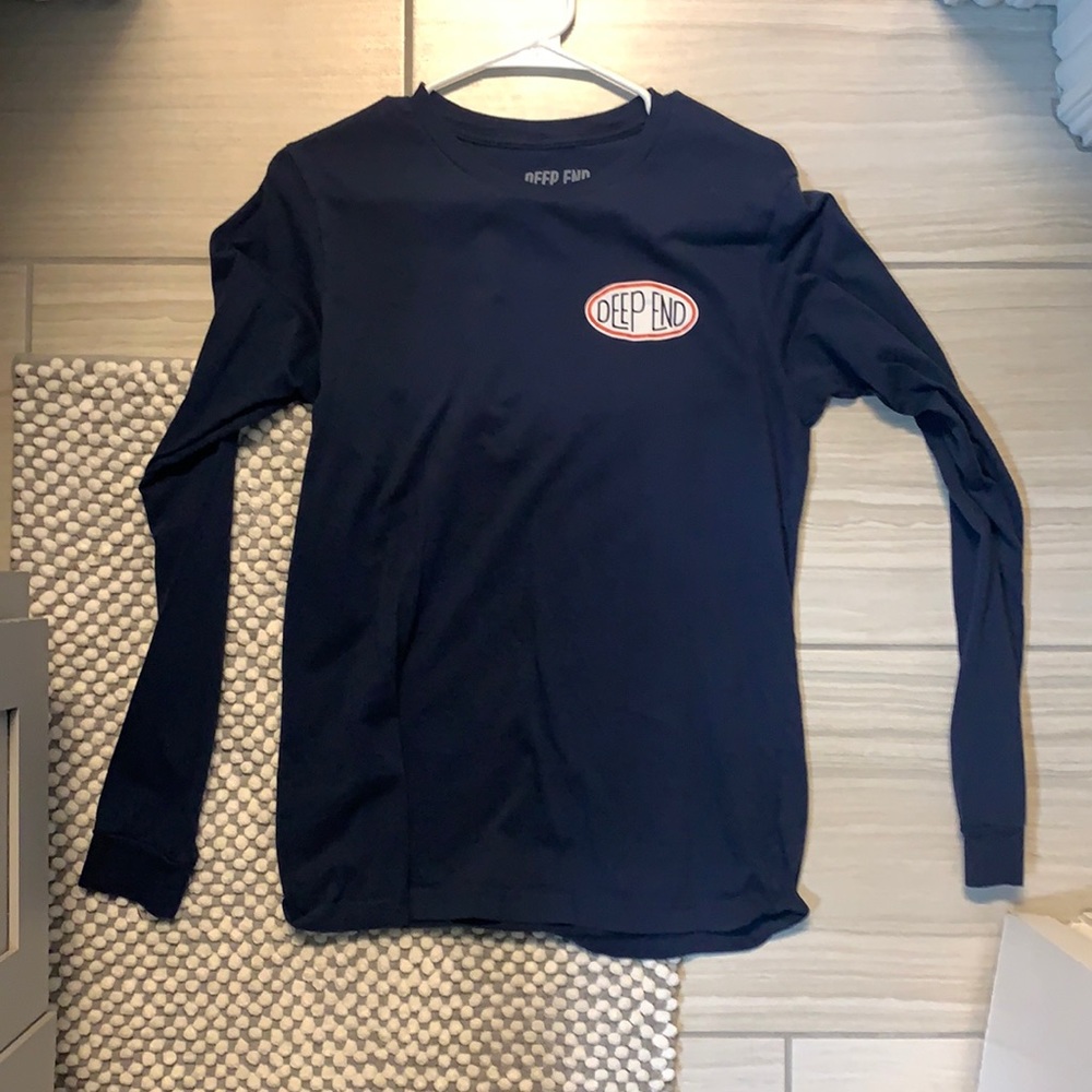 Deep End Navy blue long sleeve t shirt